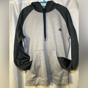 Adidas Climawarm men’s hoodie size xl. Grey and black. Washed but never worn!